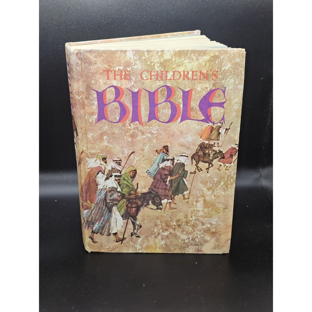 The Children's Bible by Golden Press Color Illustrated Hardcover 1965